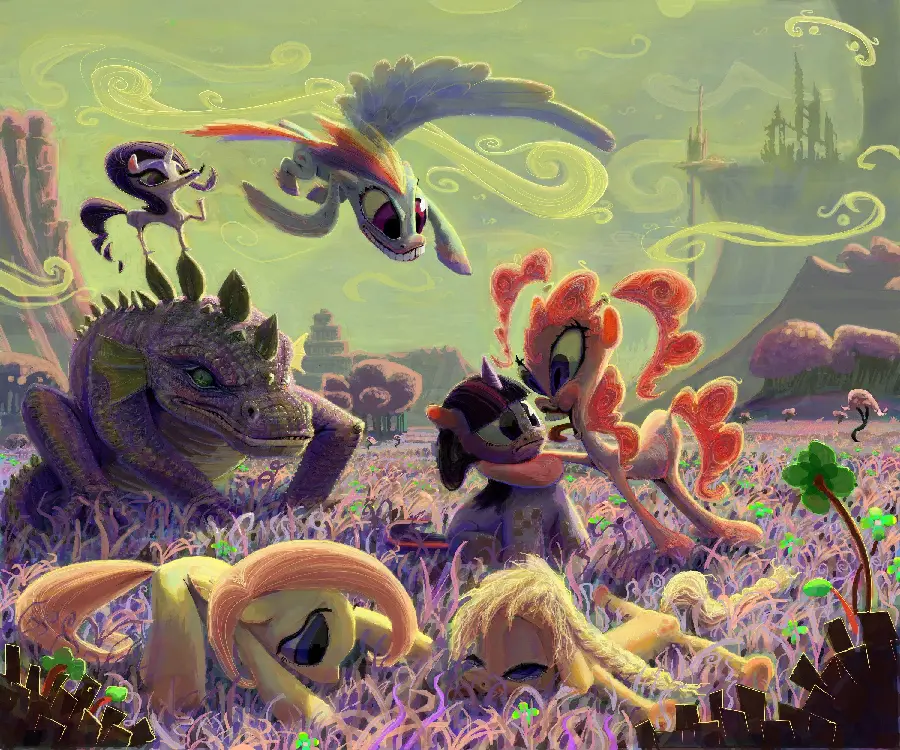 High quality surrealism style animal painting
