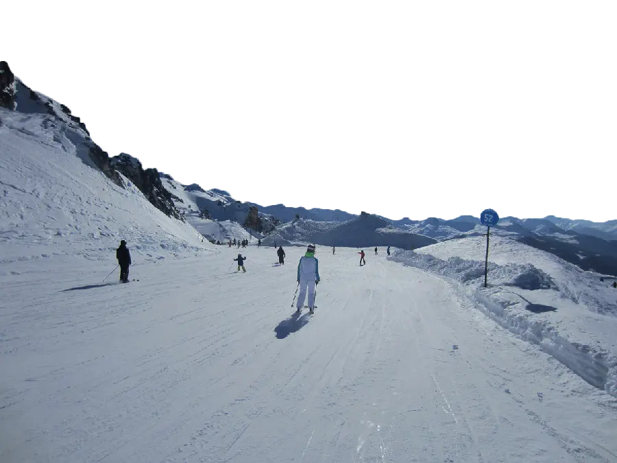 PNG Photo of Small and Large Snowflakes Without Background