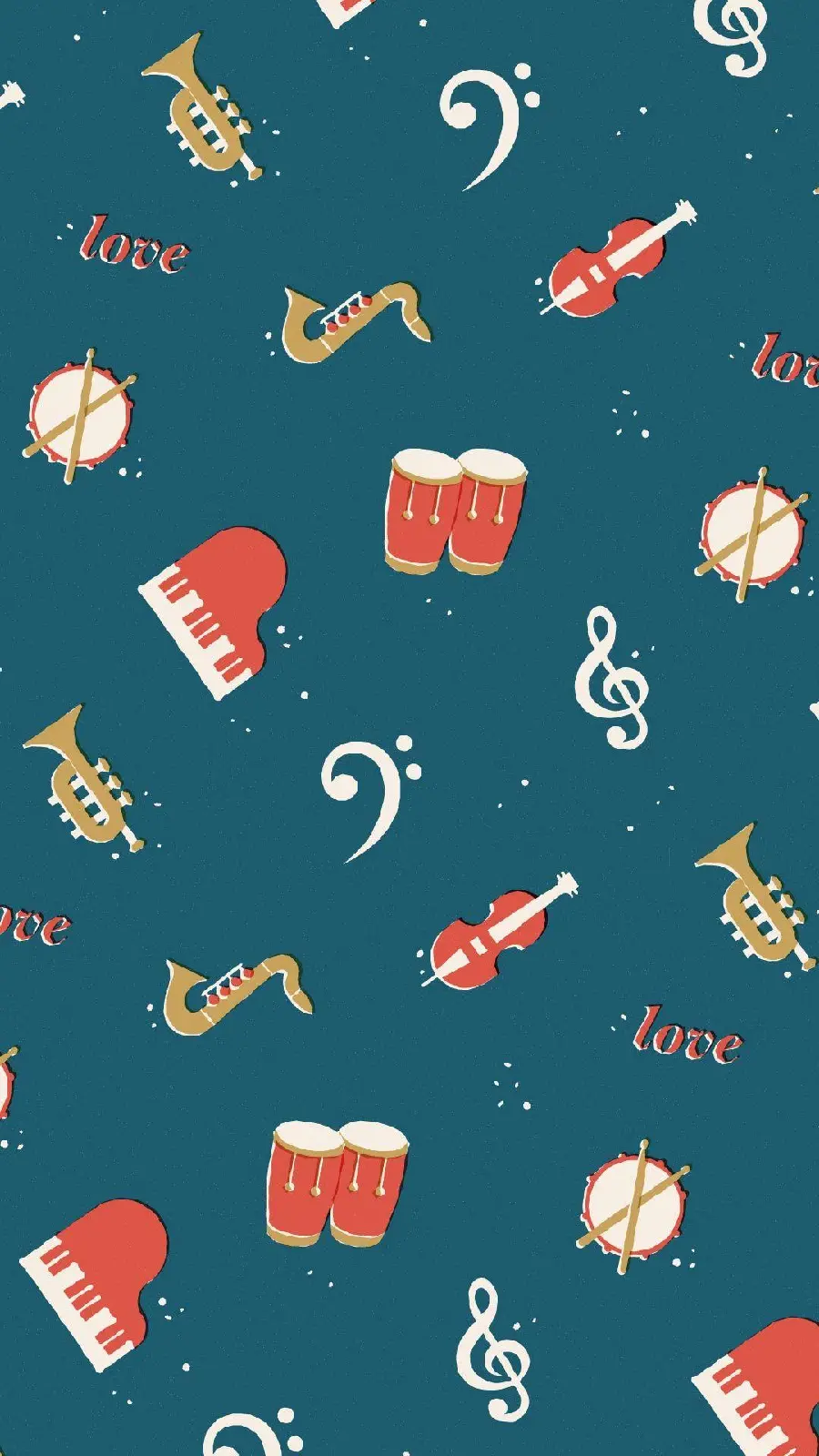 Wallpaper for a Telegram chat page designed with jazz music