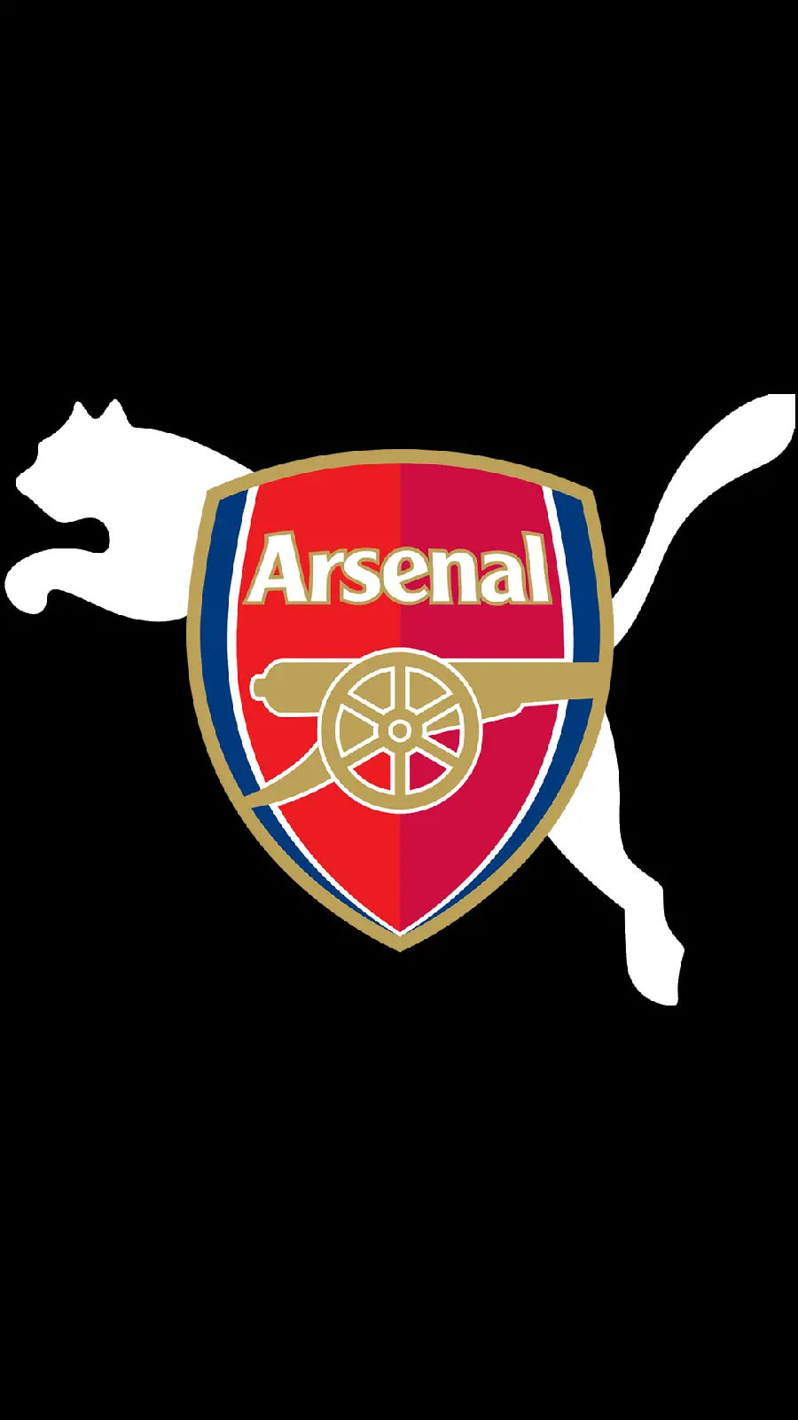 Arsenal design wallpaper and background with black background and FULL HD quality 