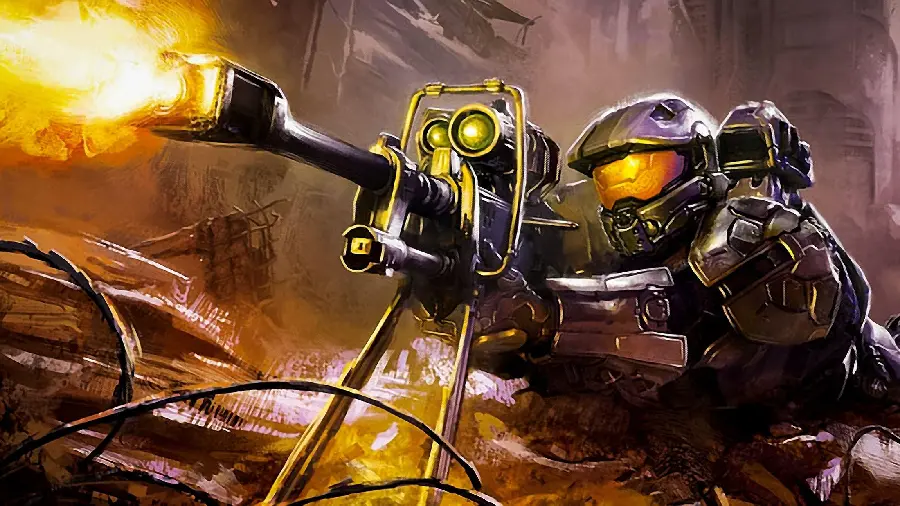 New photo of Master Chief shooting