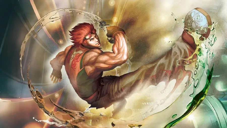 Interesting photo of the chivalrous Tekken character Hwoarang