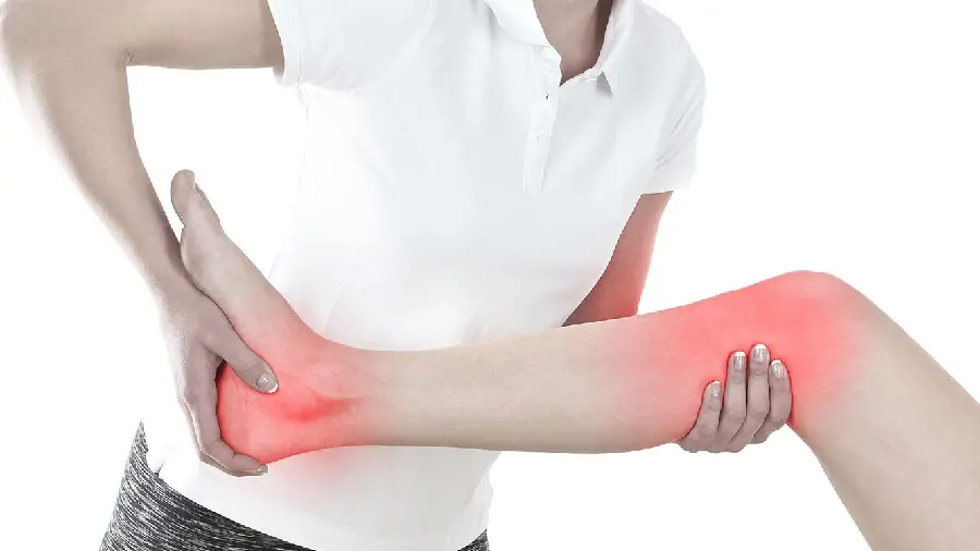 High quality image of physiotherapy movements on a white background