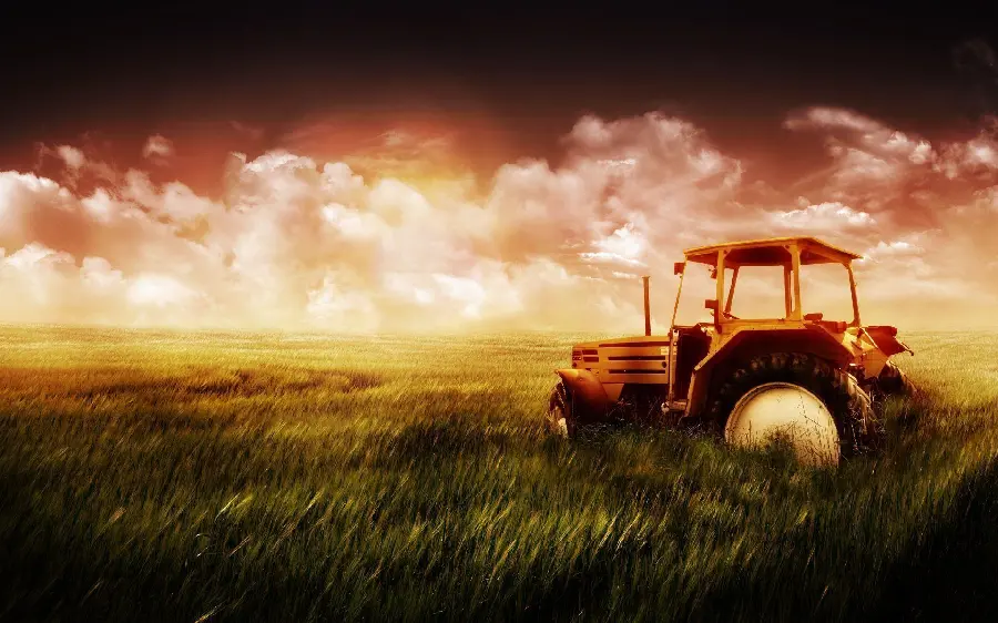 The best beautiful photos of various tractors in agricultural fields