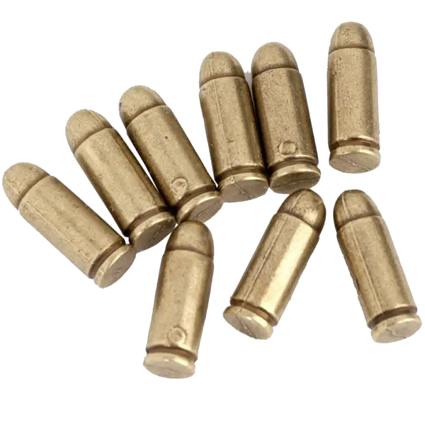 Download PNG image of war bullets in the smallest size