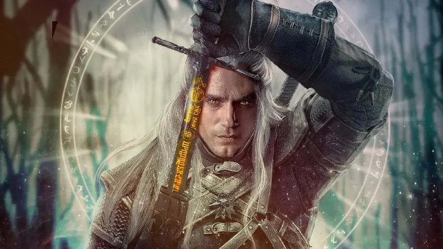 Image of the forty-year-old British actor Henry Cavill