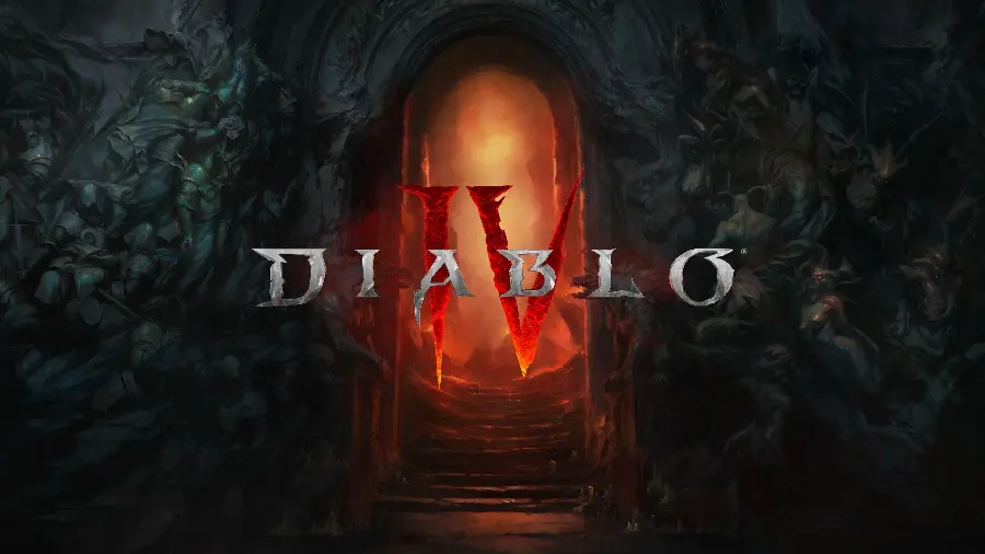 Wallpaper of the blood and fear video game called Diablo