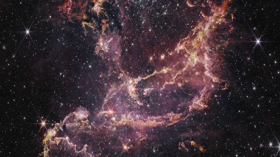 Beautiful photo of the wonders of the galaxy sent by the James Webb Space Telescope