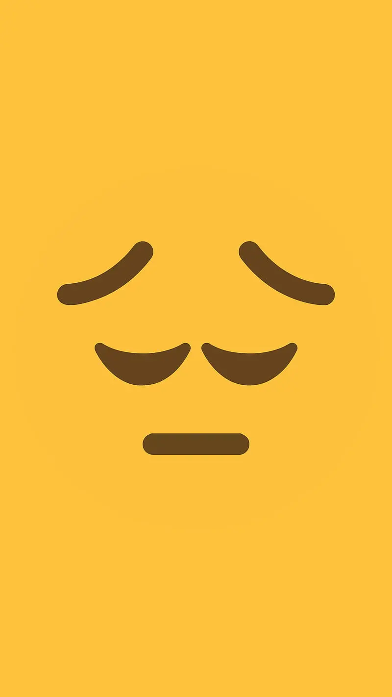 Full screen image of sad emoji or emoticon