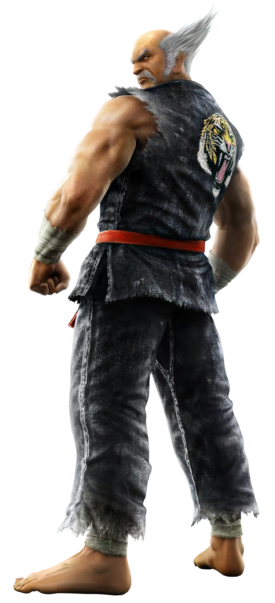 Heihachi Mishima wallpaper on white background