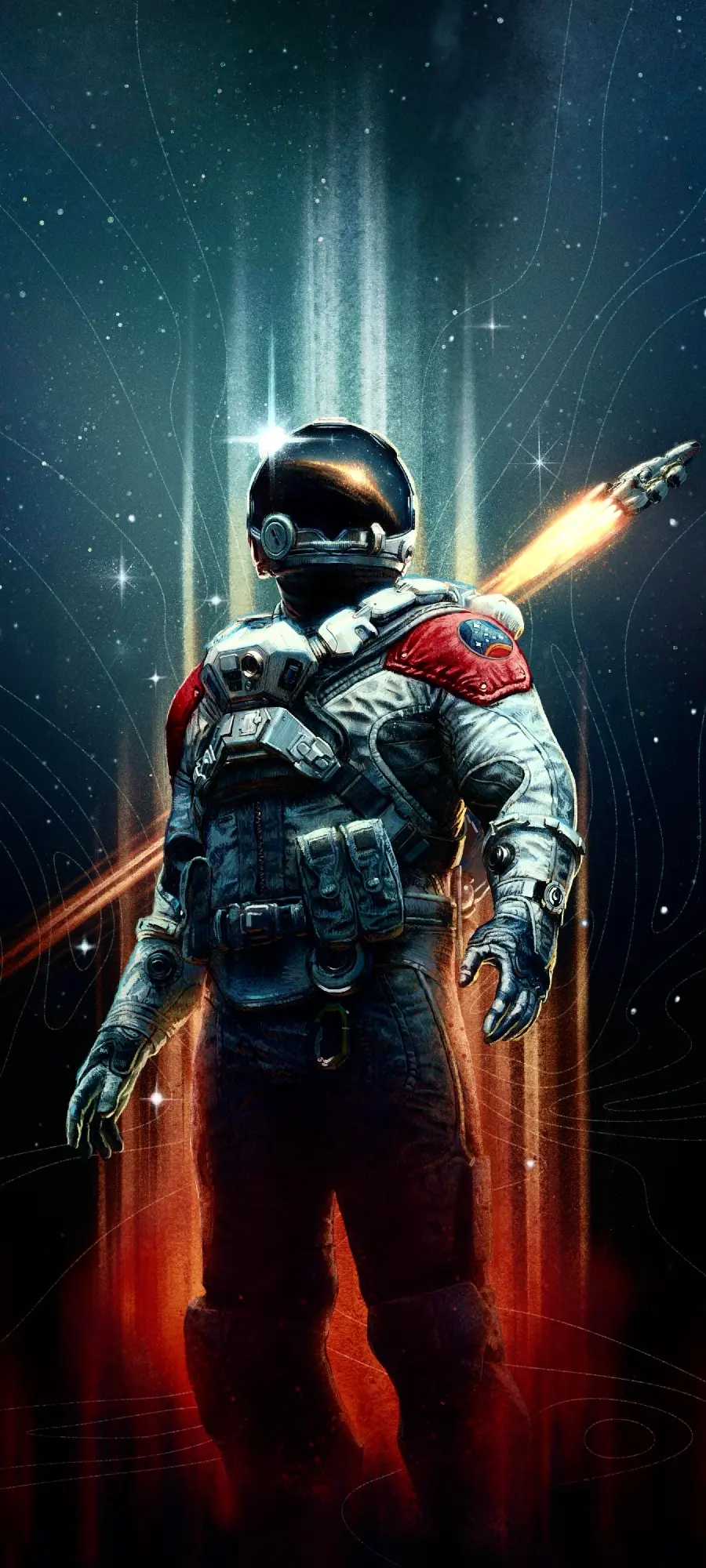 Starfield wallpaper and background image for your phone