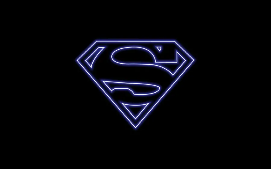 Minimalist Superman Wallpaper