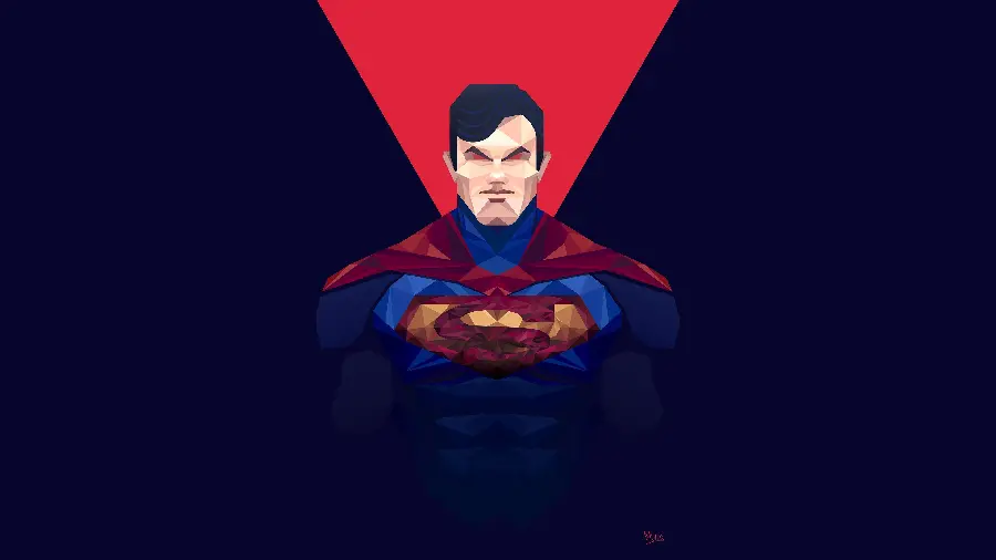 Minimalist Superman