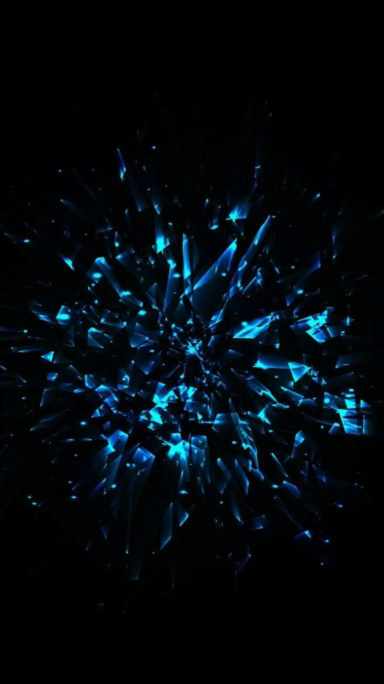 Blue Light Explosion Wallpaper