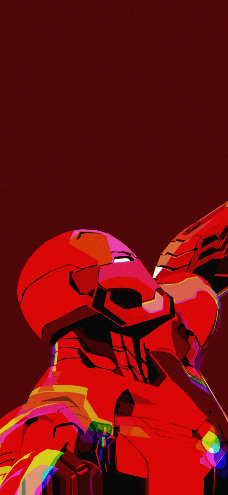 Minimal 4K Stock Photo for Android Phone of Iron Man