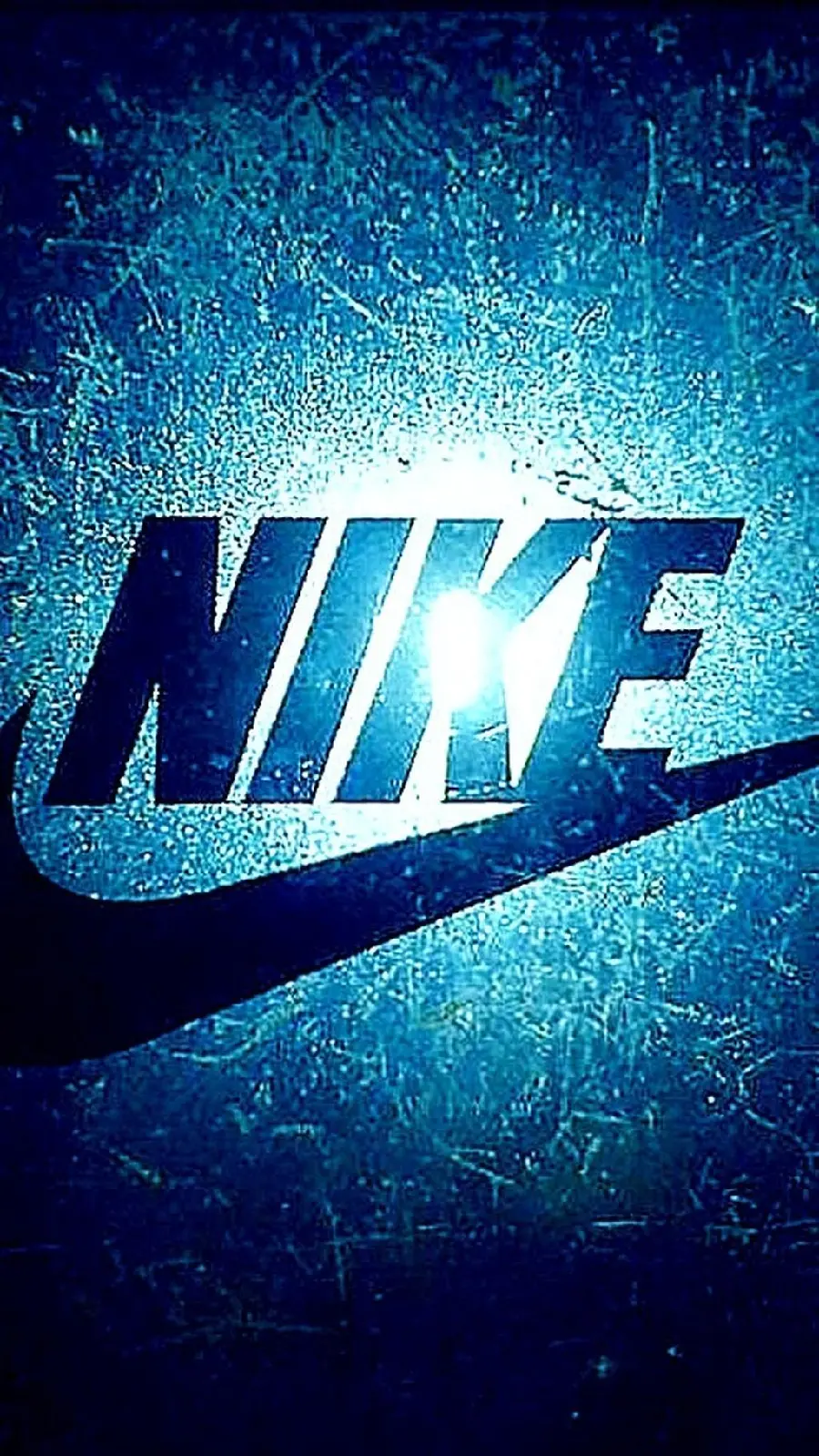 Nike Logo Wallpaper for iPhone Wallpaper in Blue