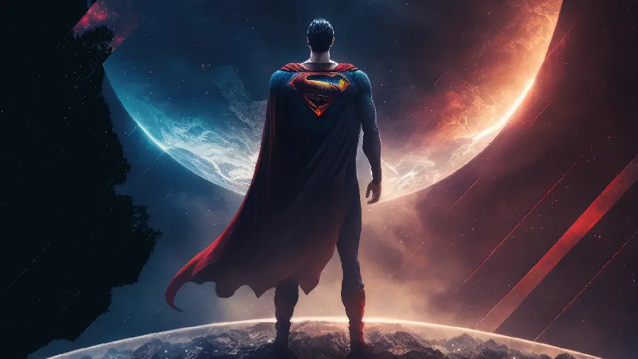 Superman Theme Boys Background