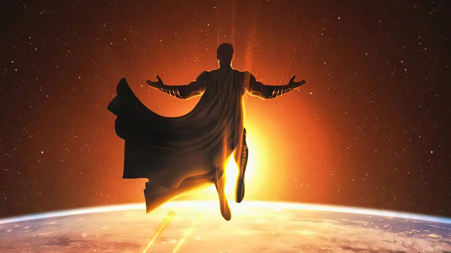 Black Superman Stock Photo