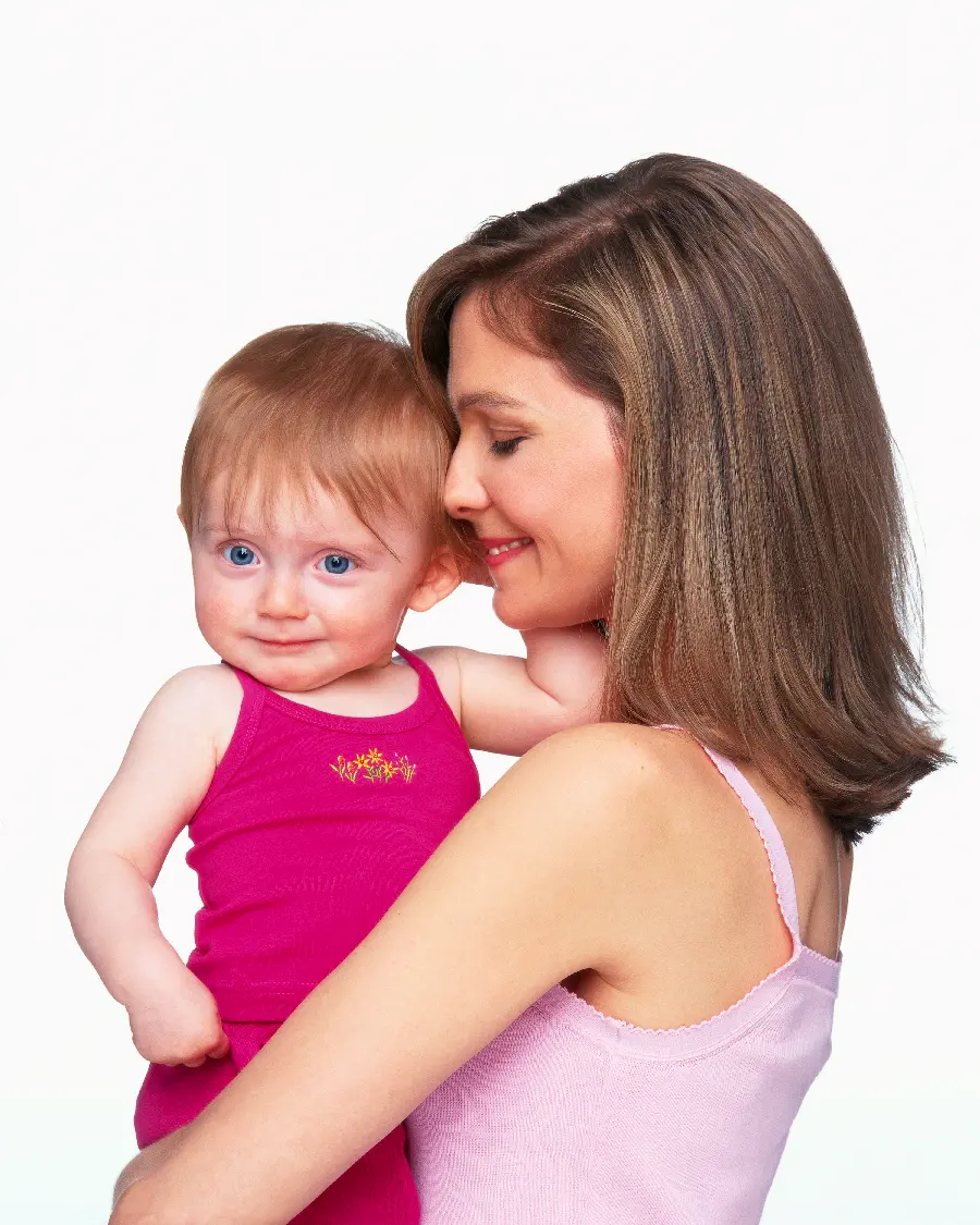 Baby girl stock photo