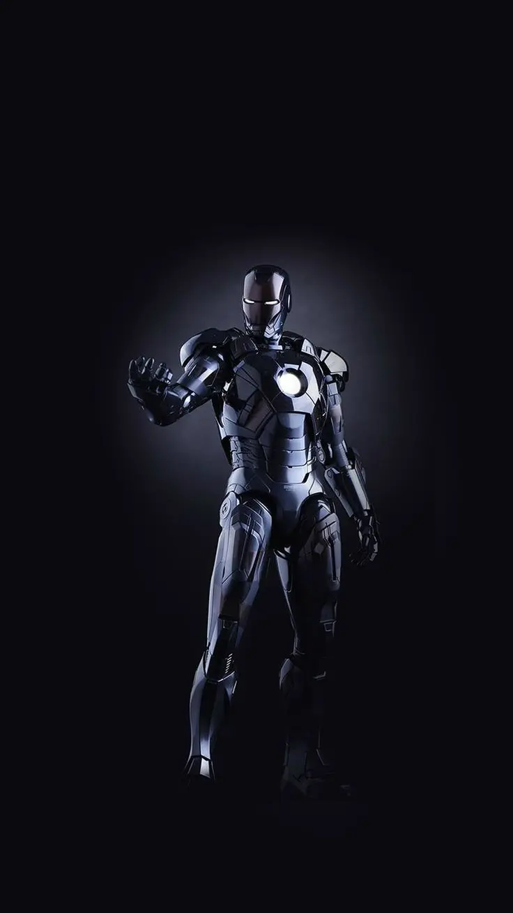 High-quality photo of a war robot suitable for iPhone