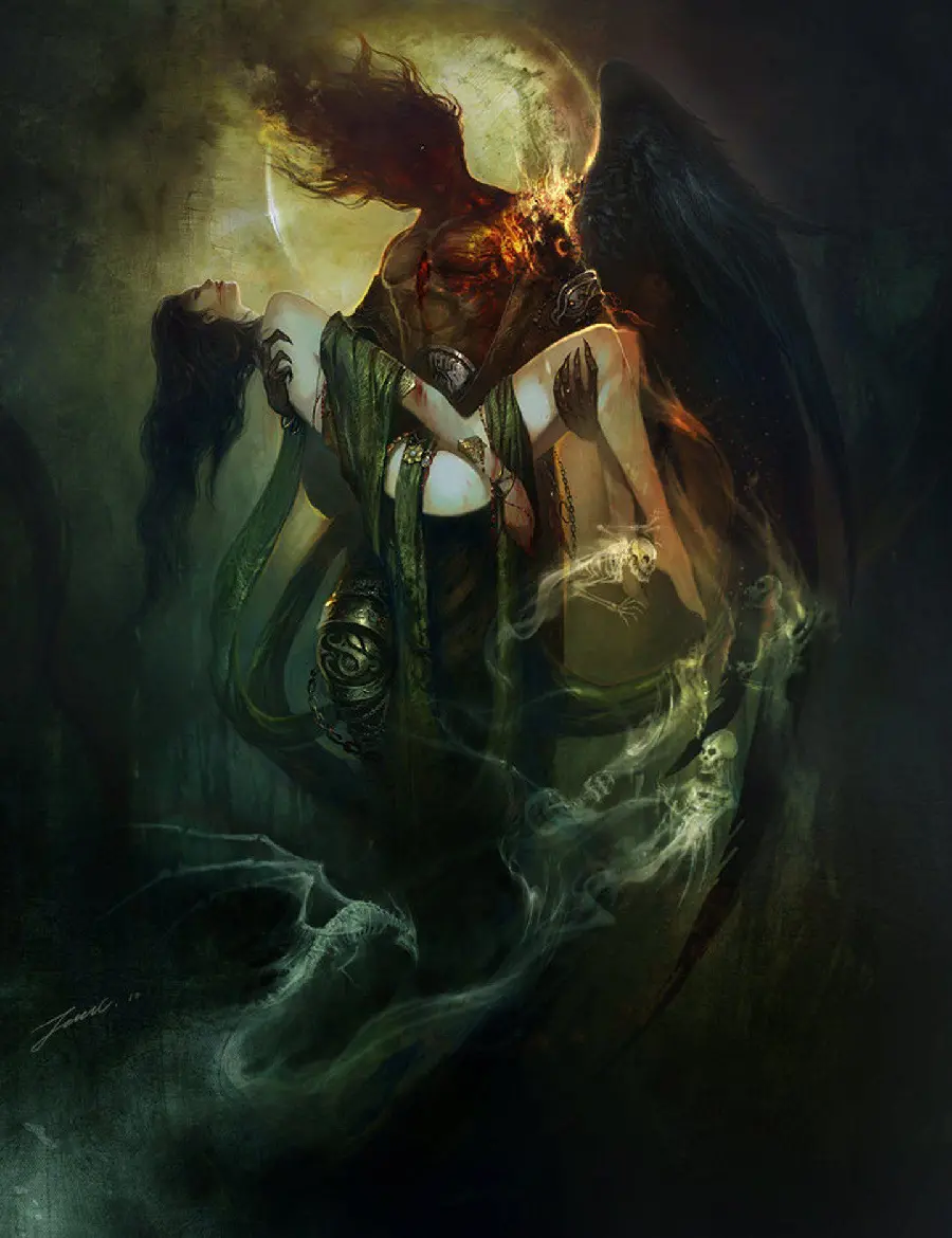Dark couple