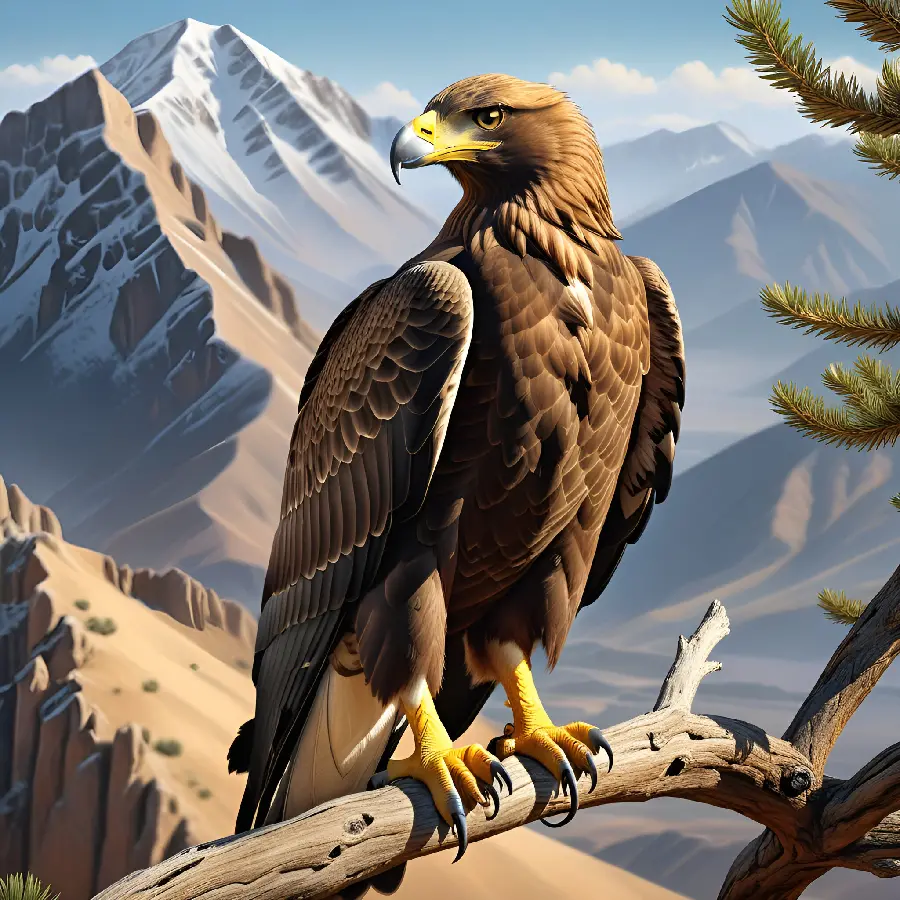 Profile photo of a beautiful and majestic eagle