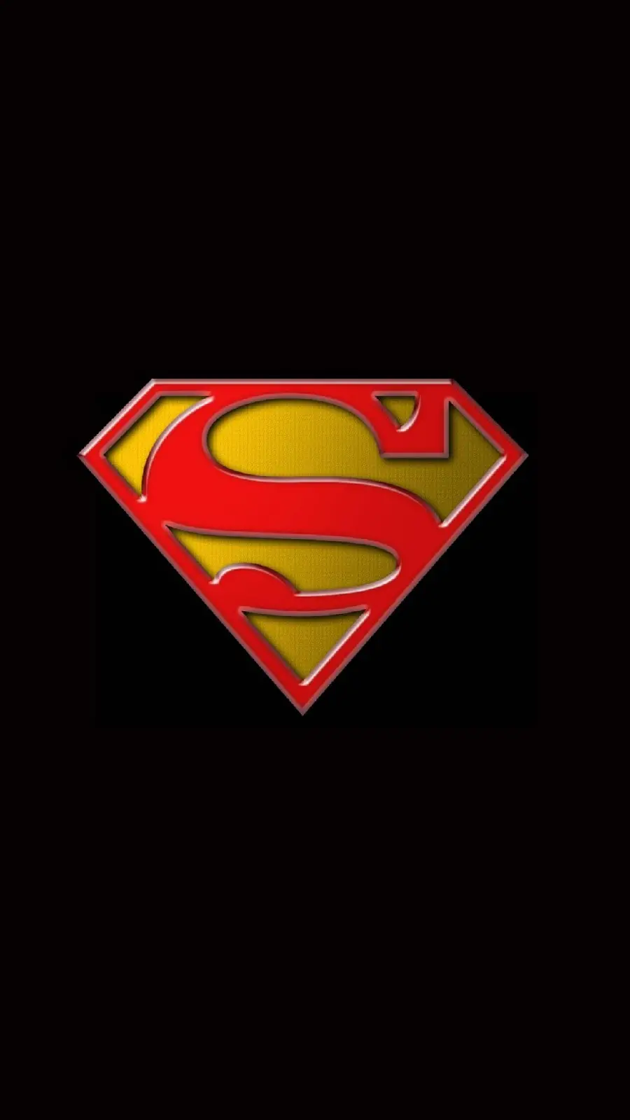 Superman Logo Photo On Black Background