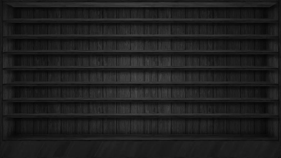 Black Niche Desktop for Laptop and Computer
