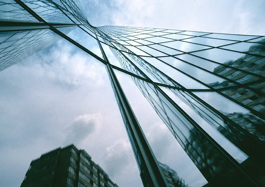 Architecture of tower and building