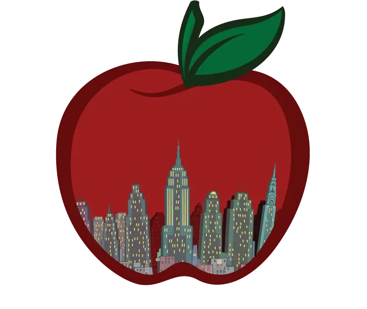 Single Apple PNG Part of New York City