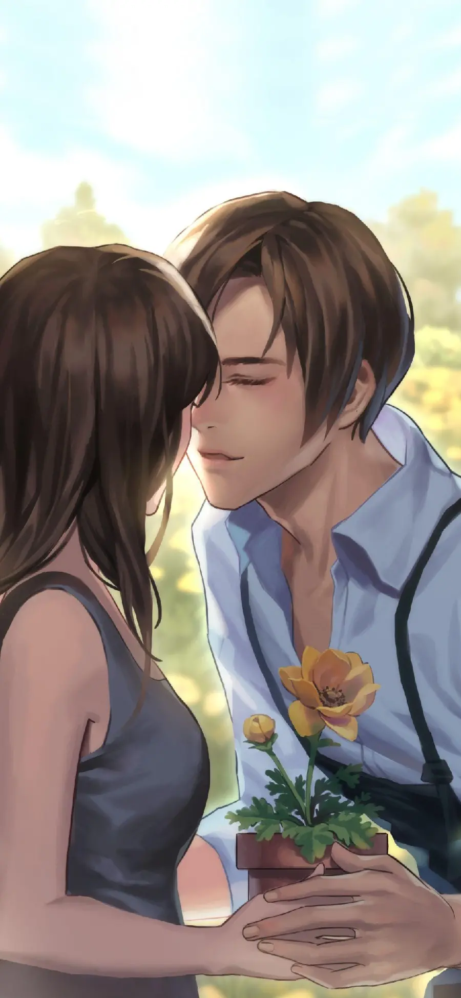 Anime Couple iPhone