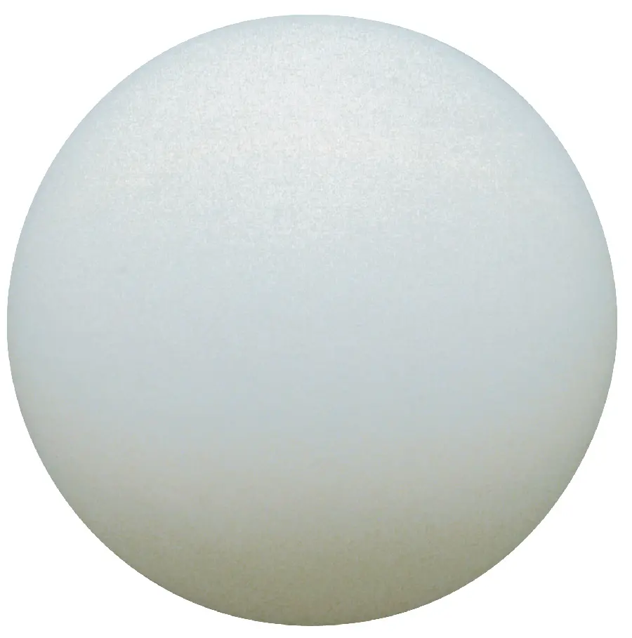 Photo of a completely white ball