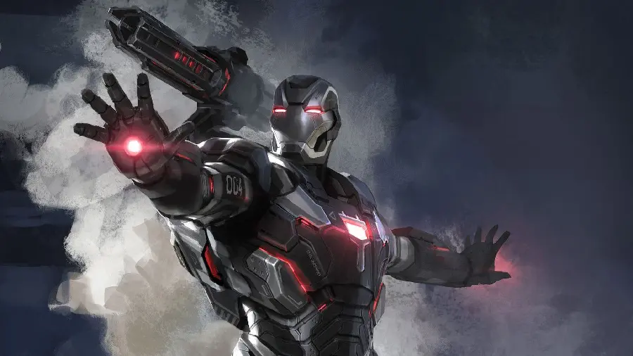 Iron Man War Machine Stock Photo