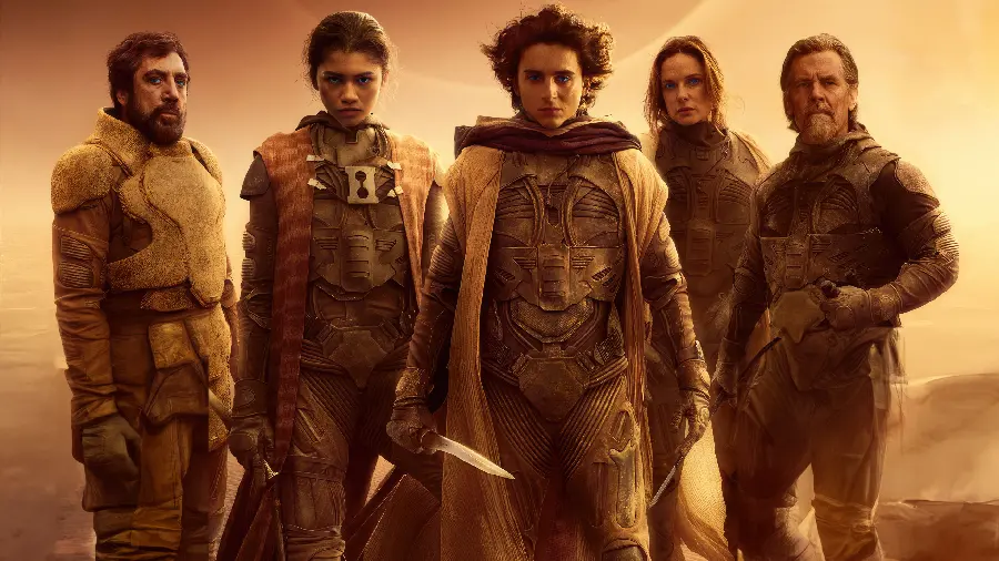 Free download of photos from the fascinating scenes of the movie Dune or Dune Part 2
