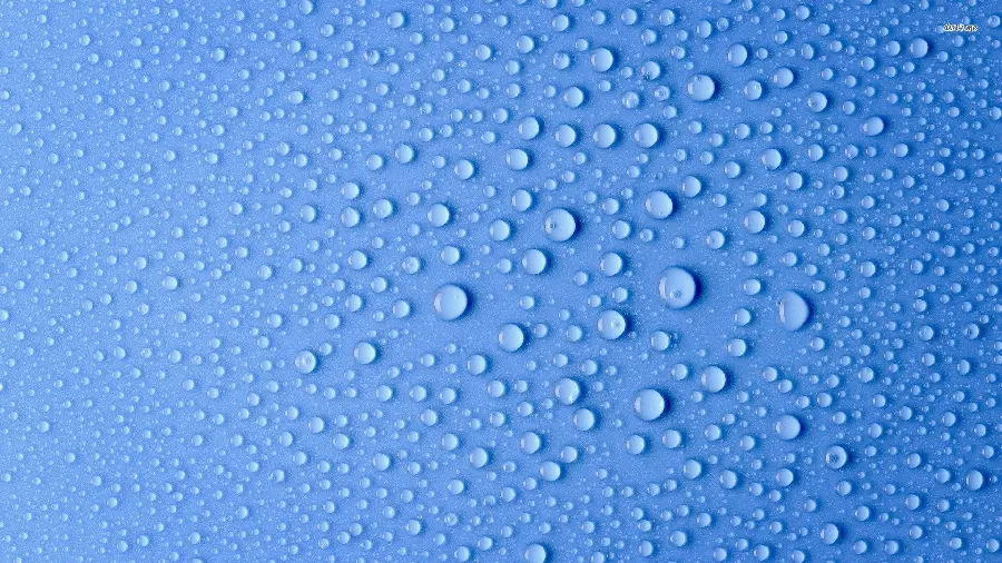 Water Drops on Blue Background High Quality and Free Abstract Image