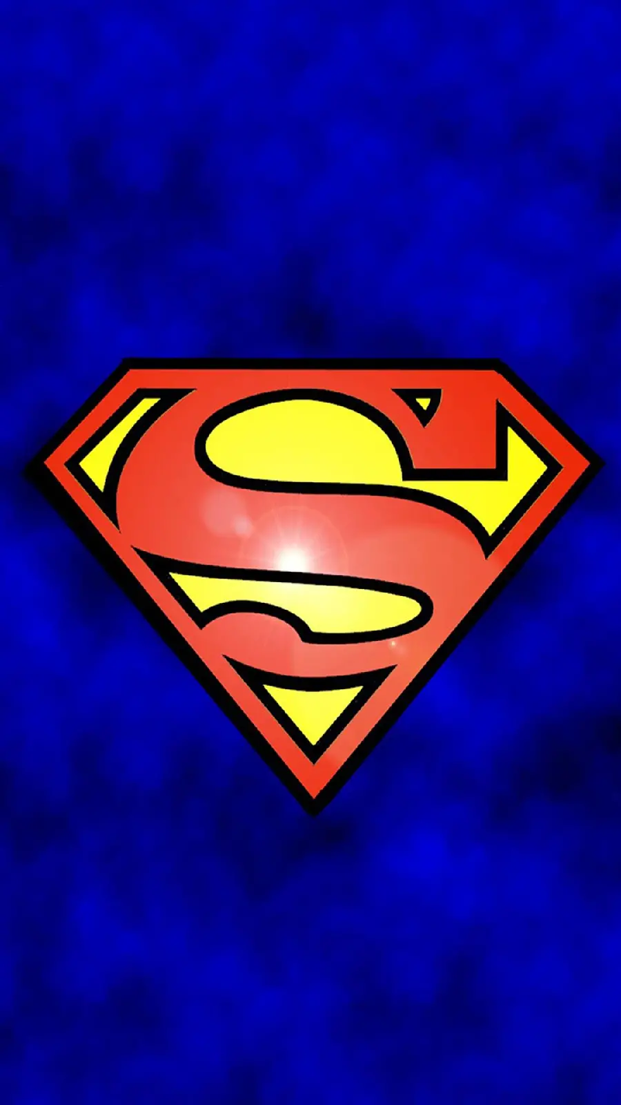 Superman logo for mobile phone wallpaper