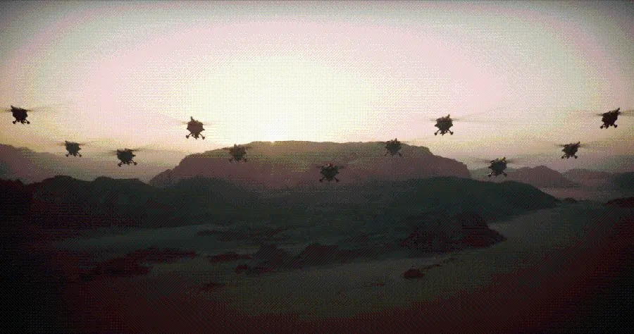 Background photo for widescreen monitors from Dune Part 2