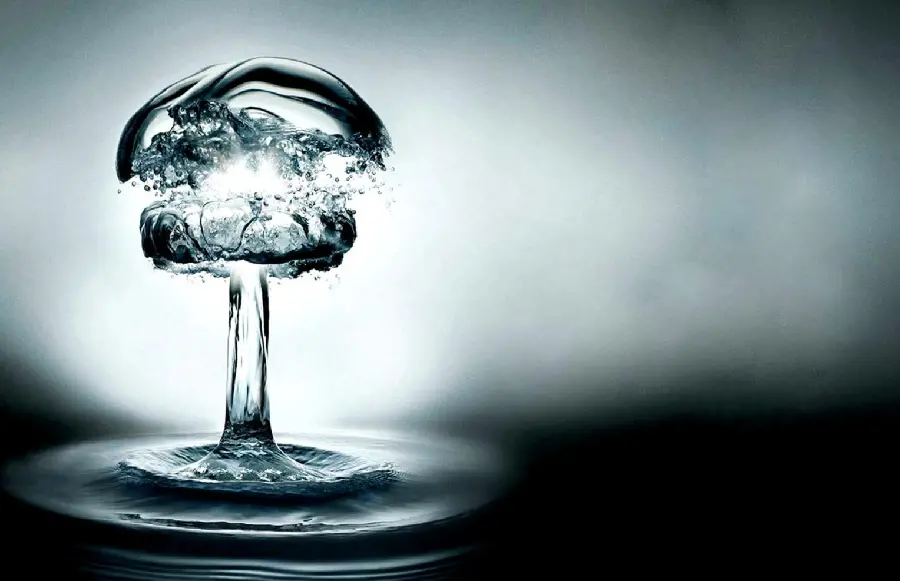 Abstract Water Bomb Explosion