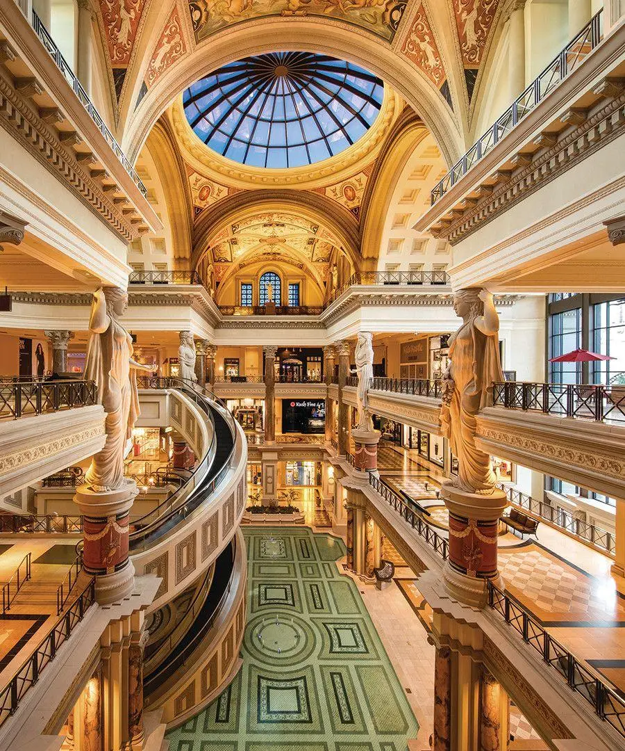 Image of the Caesar's Palace Entrance Lobby in Las Vegas