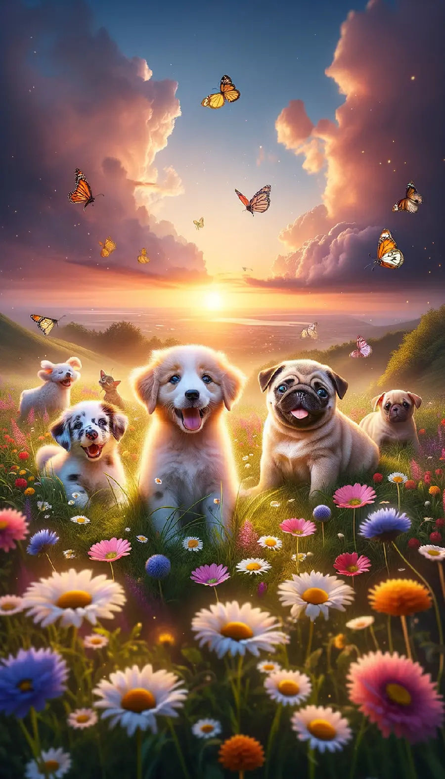 Beautiful and small dog wallpaper for mobile phones