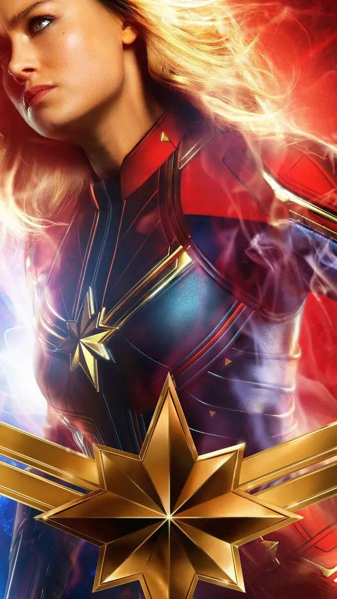 Captain Marvel wallpaper for iPhone