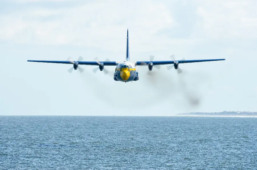 Beautiful Background for Digital Screens of Hercules C 130 Aircraft