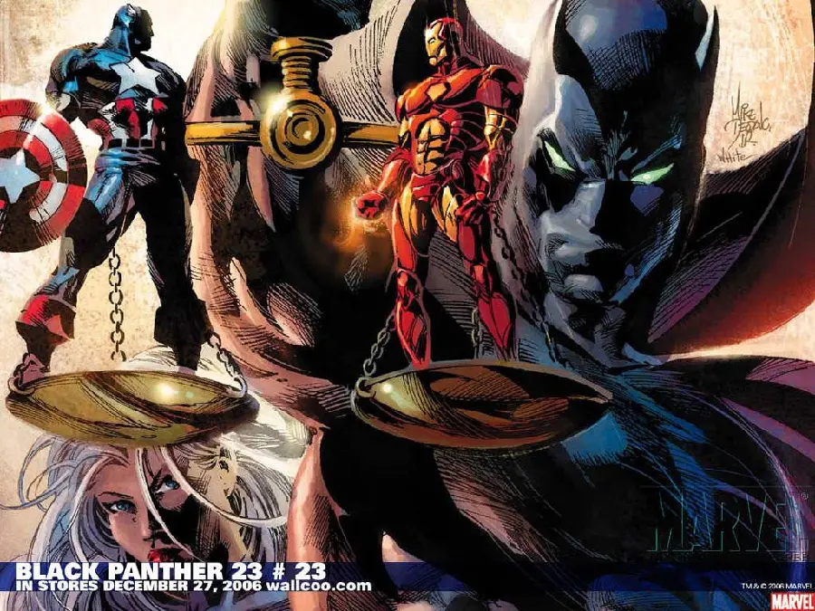 Marvel Black Panther Comic Book Image