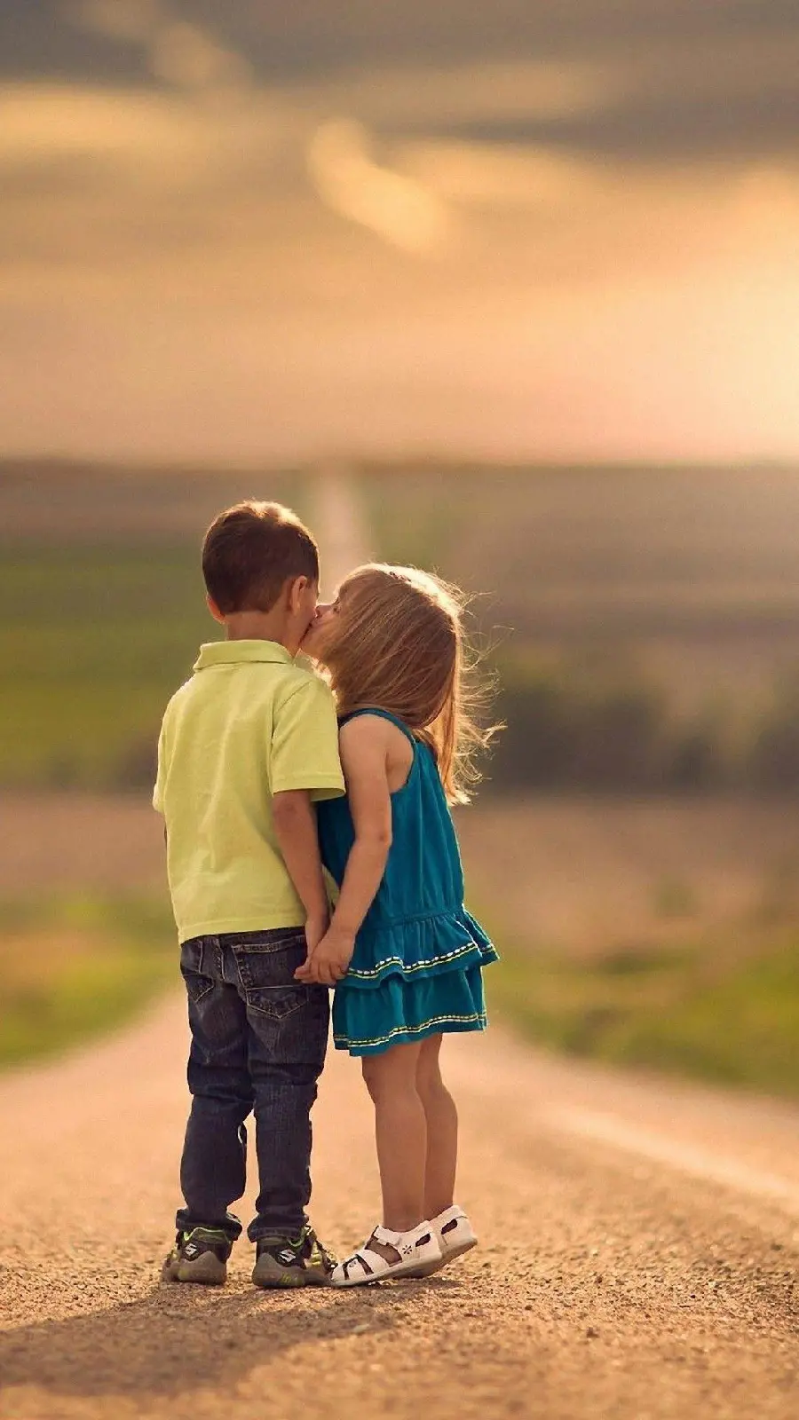 Cute baby couple