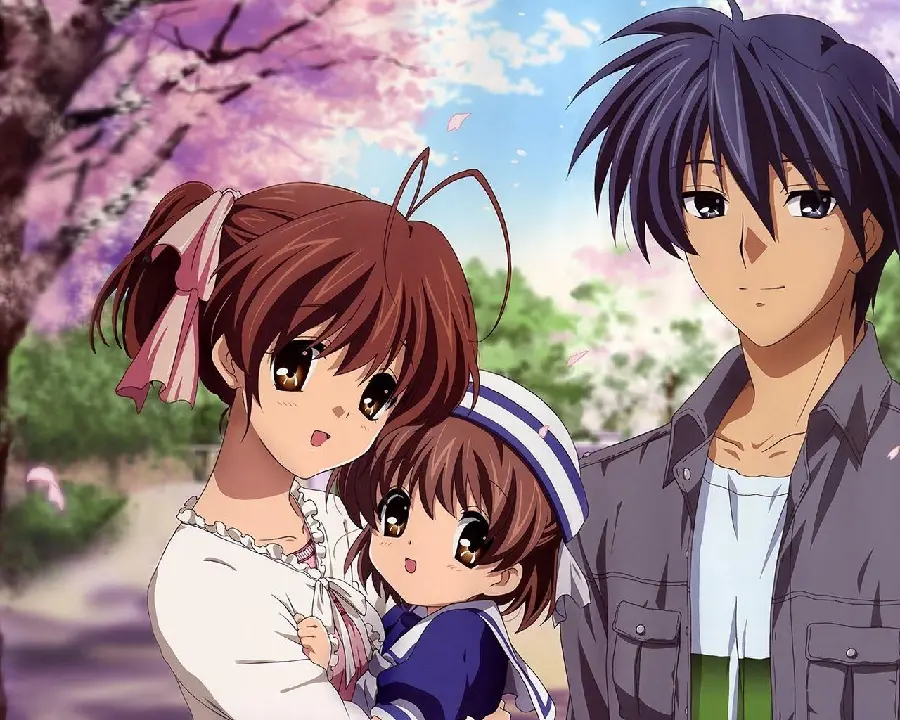 Download high quality picture of cute anime family
