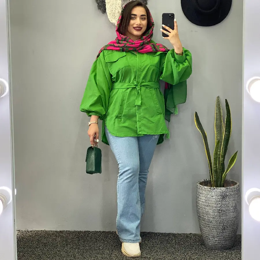 Photo of a short shirt coat
