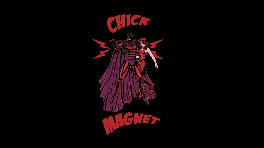 Magneto cartoon image with great quality