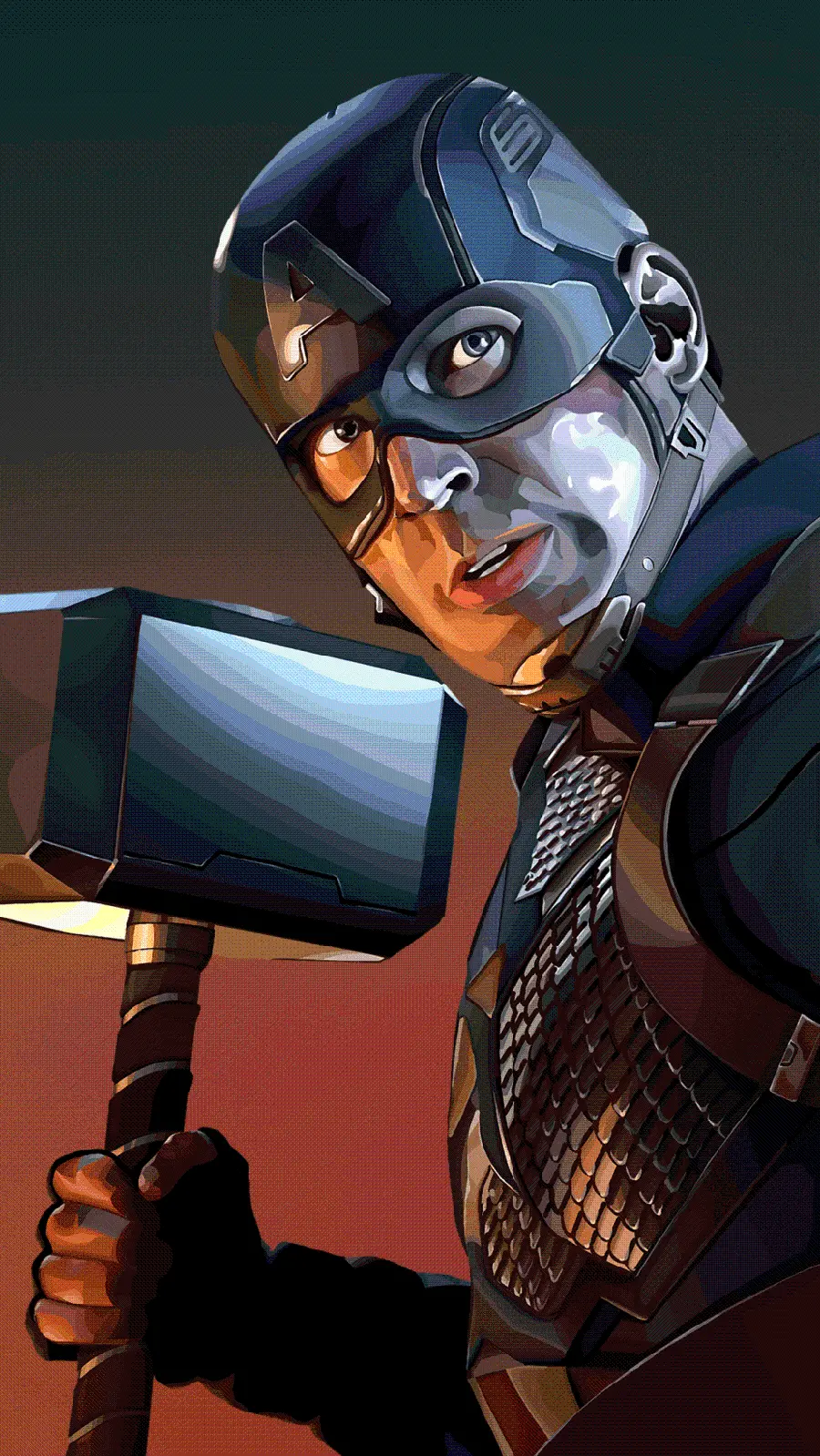 Captain America Background Photo for Mobile