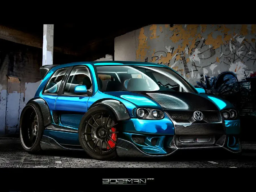 Classy background of a luxury and foreign car