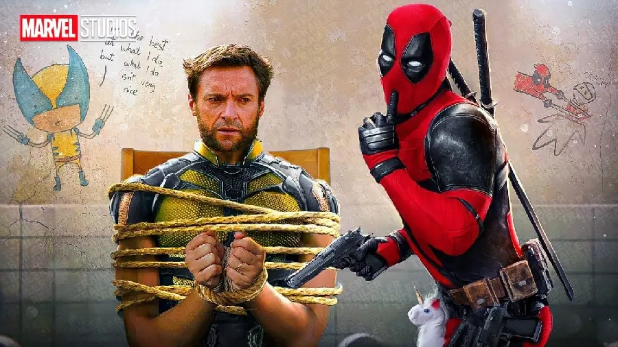 Funny photo of Deadpool and Wolverine